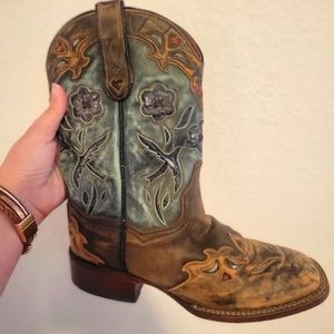Dan Post Bluebird Cowboy Boots. Women's size 8.5